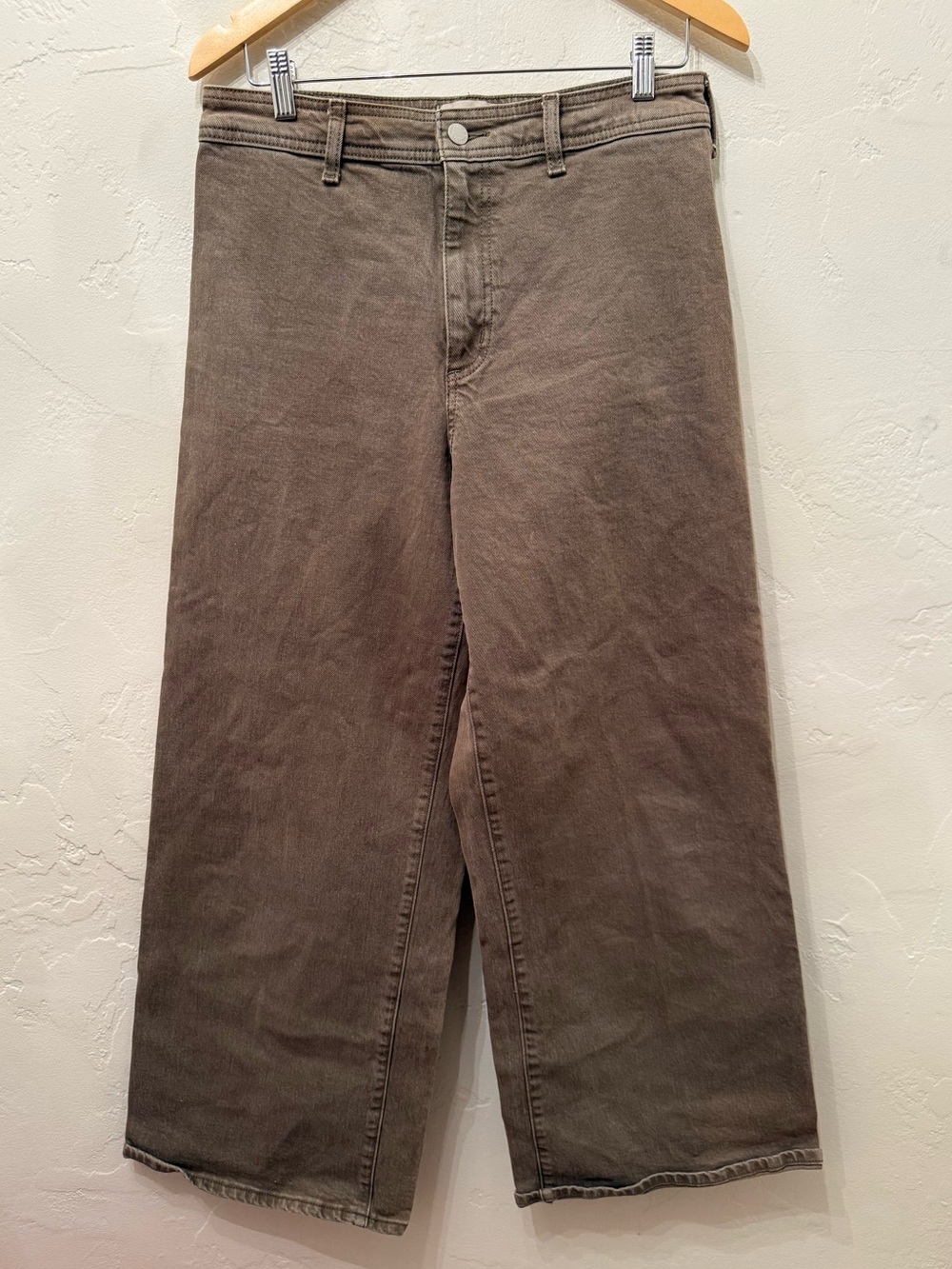 Universal Thread Sailor Wide Leg Pants Size 10 | Neutral brown washed tone